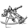 Sextant Engraving of a sextant